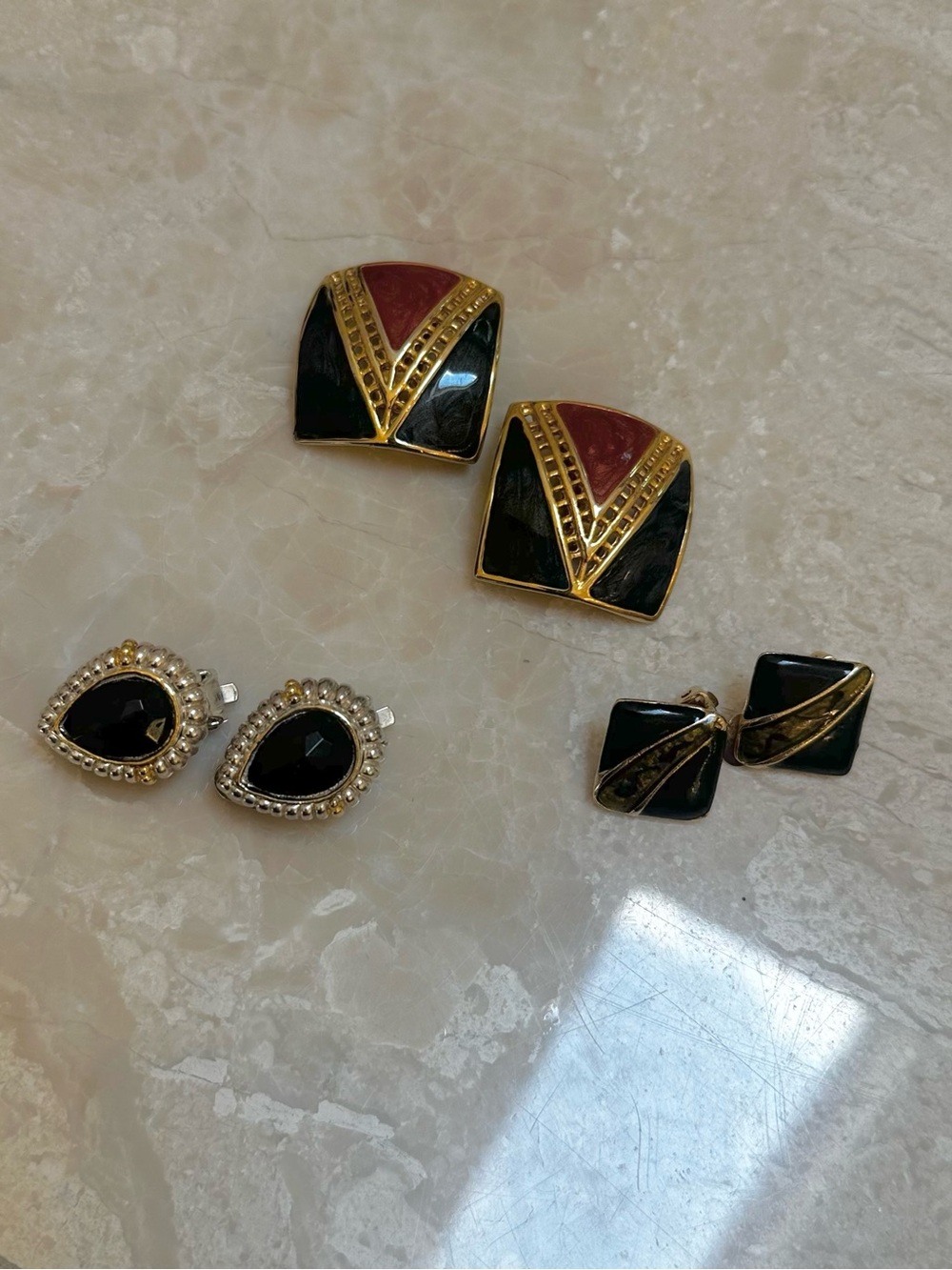 Vintage Clip on Earring Bundle- “Halloween Queen”